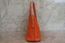 画像をギャラリービューアに読み込む, HERMES/エルメス ボリード27 ヴォーエプソン オレンジ □R刻印 ショルダーバッグ 700100069