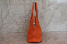 画像をギャラリービューアに読み込む, HERMES／エルメス ボリード27 ヴォーエプソン オレンジ □R刻印 ショルダーバッグ 700100069
