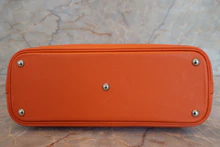 画像をギャラリービューアに読み込む, HERMES／エルメス ボリード27 ヴォーエプソン オレンジ □R刻印 ショルダーバッグ 700100069
