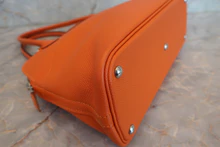 画像をギャラリービューアに読み込む, HERMES/エルメス ボリード27 ヴォーエプソン オレンジ □R刻印 ショルダーバッグ 700100069