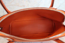 画像をギャラリービューアに読み込む, HERMES/エルメス ボリード27 ヴォーエプソン オレンジ □R刻印 ショルダーバッグ 700100069