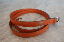 画像をギャラリービューアに読み込む, HERMES/エルメス ボリード27 ヴォーエプソン オレンジ □R刻印 ショルダーバッグ 700100069