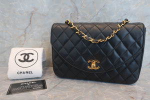 CHANEL/シャネル マトラッセチェーンショルダーバッグ ラムスキン ブラック/ゴールド金具 ショルダーバッグ 600110195