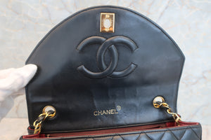 CHANEL/シャネル マトラッセチェーンショルダーバッグ ラムスキン ブラック/ゴールド金具 ショルダーバッグ 600110195