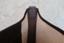 画像をギャラリービューアに読み込む, HERMES/エルメス エブリン1PM トワルアッシュ/レザー ベージュ/ブラウン ショルダーバッグ 800040147