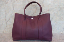 画像をギャラリービューアに読み込む, HERMES／エルメス ガーデンパーティPM ネゴンダ カシス □O刻印 トートバッグ 700110111
