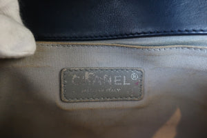 CHANEL/シャネル ボーイシャネルチェーンショルダーバッグ ラムスキン ネイビー/シルバー金具 ショルダーバッグ 600110073