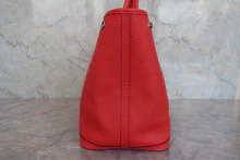 画像をギャラリービューアに読み込む, HERMES／エルメス ガーデンパーティPM カントリー ルージュカザック X刻印 トートバッグ 800040141
