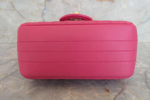 画像をギャラリービューアに読み込む, CHANEL/シャネル Vステッチチェーンショルダーバッグ ラムスキン ピンク/ゴールド金具 ショルダーバッグ 700050123
