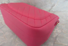 画像をギャラリービューアに読み込む, CHANEL/シャネル Vステッチチェーンショルダーバッグ ラムスキン ピンク/ゴールド金具 ショルダーバッグ 700050123