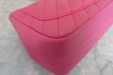 画像をギャラリービューアに読み込む, CHANEL/シャネル Vステッチチェーンショルダーバッグ ラムスキン ピンク/ゴールド金具 ショルダーバッグ 700050123