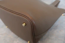 画像をギャラリービューアに読み込む, HERMES／エルメス ピコタンロックＭＭ トリヨンクレマンス エトゥープ Y刻印 ハンドバッグ 800040003

