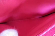 画像をギャラリービューアに読み込む, CHANEL/シャネル Vステッチチェーンショルダーバッグ ラムスキン ピンク/ゴールド金具 ショルダーバッグ 700050123