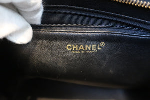 CHANEL/シャネル 復刻トート キャビアスキン ブラック/ゴールド金具 トートバッグ 600110185