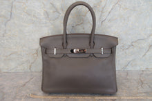 画像をギャラリービューアに読み込む, HERMES/エルメス バーキン30 トリヨンクレマンス オレンジ □M刻印 ハンドバッグ 700070276