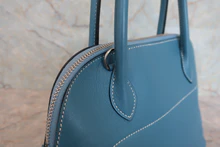 画像をギャラリービューアに読み込む, HERMES／エルメス ボリード27 ヴォースイフト ブルージーン □L刻印 ショルダーバッグ 800040149
