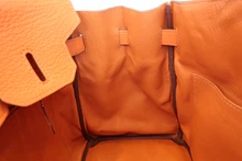 画像をギャラリービューアに読み込む, HERMES/エルメス バーキン30 トリヨンクレマンス オレンジ □M刻印 ハンドバッグ 700070276