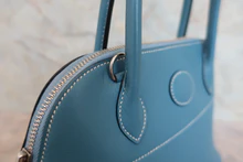 画像をギャラリービューアに読み込む, HERMES／エルメス ボリード27 ヴォースイフト ブルージーン □L刻印 ショルダーバッグ 800040149
