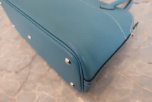 画像をギャラリービューアに読み込む, HERMES/エルメス ボリード27 ヴォースイフト ブルージーン □L刻印 ショルダーバッグ 800040149