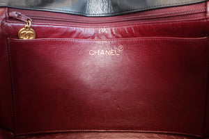 CHANEL/シャネル マトラッセチェーンショルダーバッグ ラムスキン ブラック/ゴールド金具 ショルダーバッグ 600110098