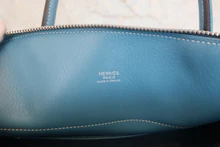 画像をギャラリービューアに読み込む, HERMES／エルメス ボリード27 ヴォースイフト ブルージーン □L刻印 ショルダーバッグ 800040149
