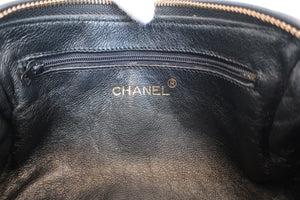 CHANEL/シャネル ココマークフリンジチェーンショルダーバッグ ラムスキン ブラック/ゴールド金具 ショルダーバッグ 600110136