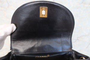 CHANEL/シャネル マトラッセチェーンリュック ラムスキン ブラック/ゴールド金具 リュック 600110134