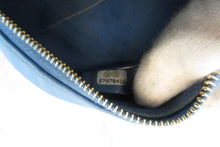 画像をギャラリービューアに読み込む, CHANEL/シャネル シャネル19マトラッセラウンドチェーンショルダーバッグ ラムスキン ブルー/ゴールド金具 ショルダーバッグ 700070071