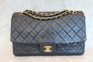 CHANEL/シャネル マトラッセチェーンショルダーバッグ ラムスキン ブラック/ゴールド金具 ショルダーバッグ 600110130