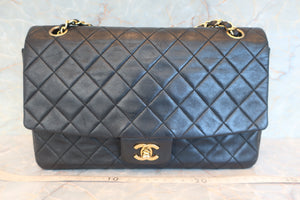 CHANEL/シャネル マトラッセチェーンショルダーバッグ ラムスキン ブラック/ゴールド金具 ショルダーバッグ 600110130