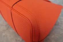 画像をギャラリービューアに読み込む, HERMES／エルメス ガーデンパーティPM ネゴンダ オレンジポピー X刻印 トートバッグ 800030072
