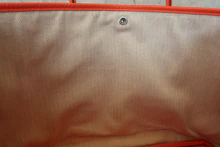 画像をギャラリービューアに読み込む, HERMES／エルメス ガーデンパーティPM ネゴンダ オレンジポピー X刻印 トートバッグ 800030072
