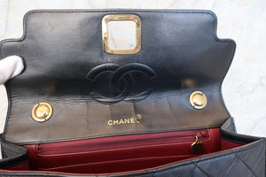 CHANEL/シャネル マトラッセショルダーバッグ ラムスキン ブラック/ゴールド金具 ショルダーバッグ 600120082