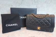 画像をギャラリービューアに読み込む, CHANEL/シャネル ダイアナマトラッセチェーンショルダーバッグ ラムスキン ブラック/ゴールド金具 ショルダーバッグ 600110126
