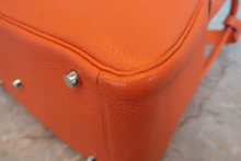 画像をギャラリービューアに読み込む, HERMES／エルメス リンディ30 トリヨンクレマンス オレンジポピー □R刻印 ショルダーバッグ 700120229
