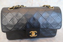 画像をギャラリービューアに読み込む, CHANEL/シャネル 中マトラッセシングルフラップチェーンショルダーバッグ ラムスキン ブラック/ゴールド金具 ショルダーバッグ 700030077