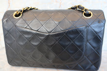 画像をギャラリービューアに読み込む, CHANEL/シャネル 中マトラッセシングルフラップチェーンショルダーバッグ ラムスキン ブラック/ゴールド金具 ショルダーバッグ 700030077