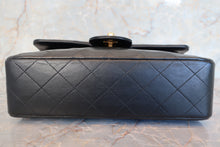 画像をギャラリービューアに読み込む, CHANEL/シャネル 中マトラッセシングルフラップチェーンショルダーバッグ ラムスキン ブラック/ゴールド金具 ショルダーバッグ 700030077