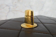 画像をギャラリービューアに読み込む, CHANEL/シャネル 中マトラッセシングルフラップチェーンショルダーバッグ ラムスキン ブラック/ゴールド金具 ショルダーバッグ 700030077