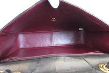 画像をギャラリービューアに読み込む, CHANEL/シャネル 中マトラッセシングルフラップチェーンショルダーバッグ ラムスキン ブラック/ゴールド金具 ショルダーバッグ 700030077
