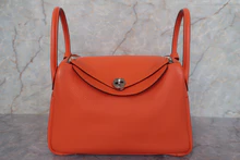 画像をギャラリービューアに読み込む, HERMES/エルメス リンディ30 トリヨンクレマンス オレンジポピー □R刻印 ショルダーバッグ 700120229