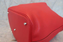 画像をギャラリービューアに読み込む, HERMES／エルメス ピコタンロックGM トリヨンクレマンス ルージュカザック □Q刻印 ハンドバッグ 700100083
