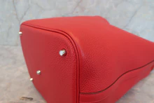 画像をギャラリービューアに読み込む, HERMES／エルメス ピコタンロックGM トリヨンクレマンス ルージュカザック □Q刻印 ハンドバッグ 700100083
