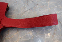 画像をギャラリービューアに読み込む, HERMES／エルメス ピコタンロックGM トリヨンクレマンス ルージュカザック □Q刻印 ハンドバッグ 700100083
