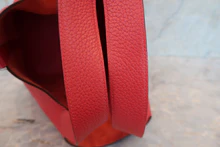 画像をギャラリービューアに読み込む, HERMES/エルメス ピコタンロックGM トリヨンクレマンス ルージュカザック □Q刻印 ハンドバッグ 700100083