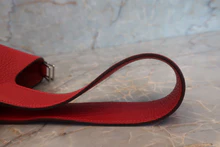 画像をギャラリービューアに読み込む, HERMES／エルメス ピコタンロックGM トリヨンクレマンス ルージュカザック □Q刻印 ハンドバッグ 700100083
