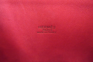 HERMES／エルメス ボリード31 ボックスカーフ ルージュヴィフ □A刻印 ハンドバッグ 600120251