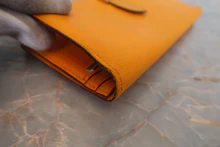 画像をギャラリービューアに読み込む, HERMES／エルメス ベアンスフレ ヴォーエプソン ソレイユ □P刻印 財布 800020175
