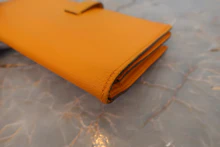 画像をギャラリービューアに読み込む, HERMES/エルメス ベアンスフレ ヴォーエプソン ソレイユ □P刻印 財布 800020175