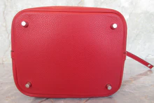 画像をギャラリービューアに読み込む, HERMES／エルメス ピコタンロックＭＭ トリヨンクレマンス ルージュガランス A刻印 ハンドバッグ 700110126
